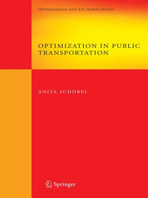 cover image of Optimization in Public Transportation